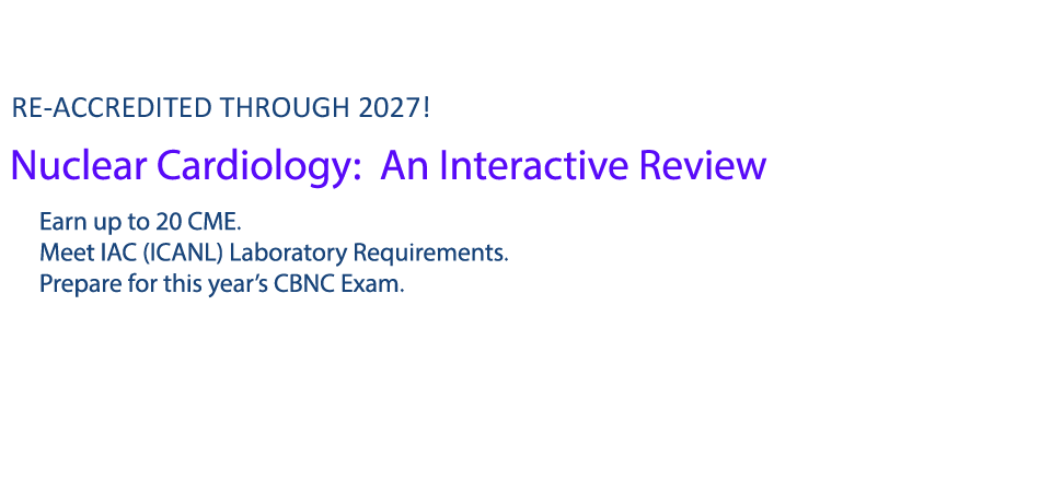 Nuclear Cardiology Banner